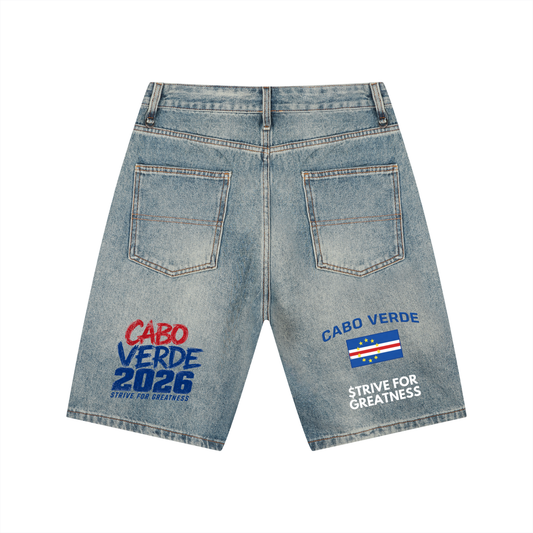 Cabo Verde Vintage Wash Denim Shorts