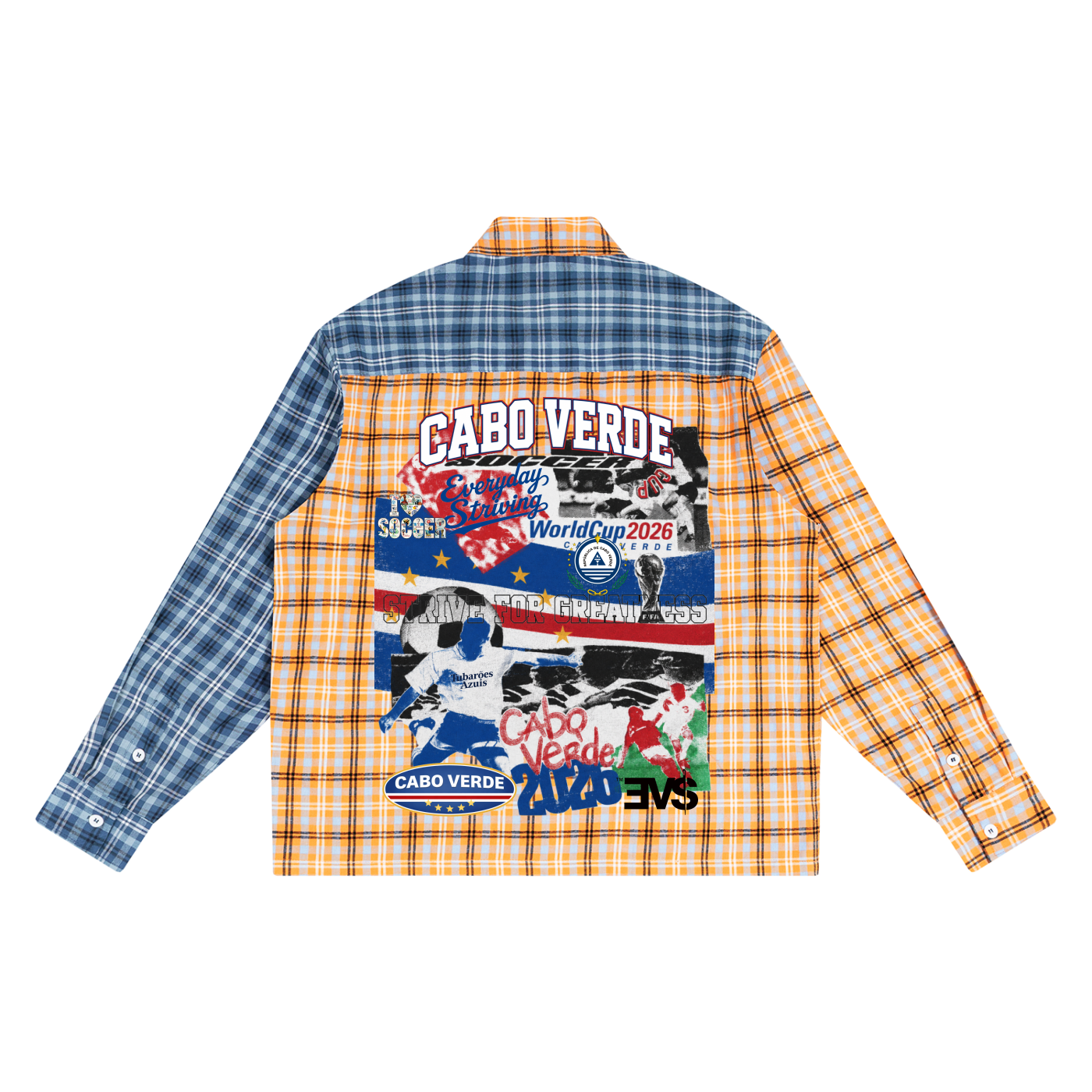 Cabo Verde Heritage Plaid Overshirt