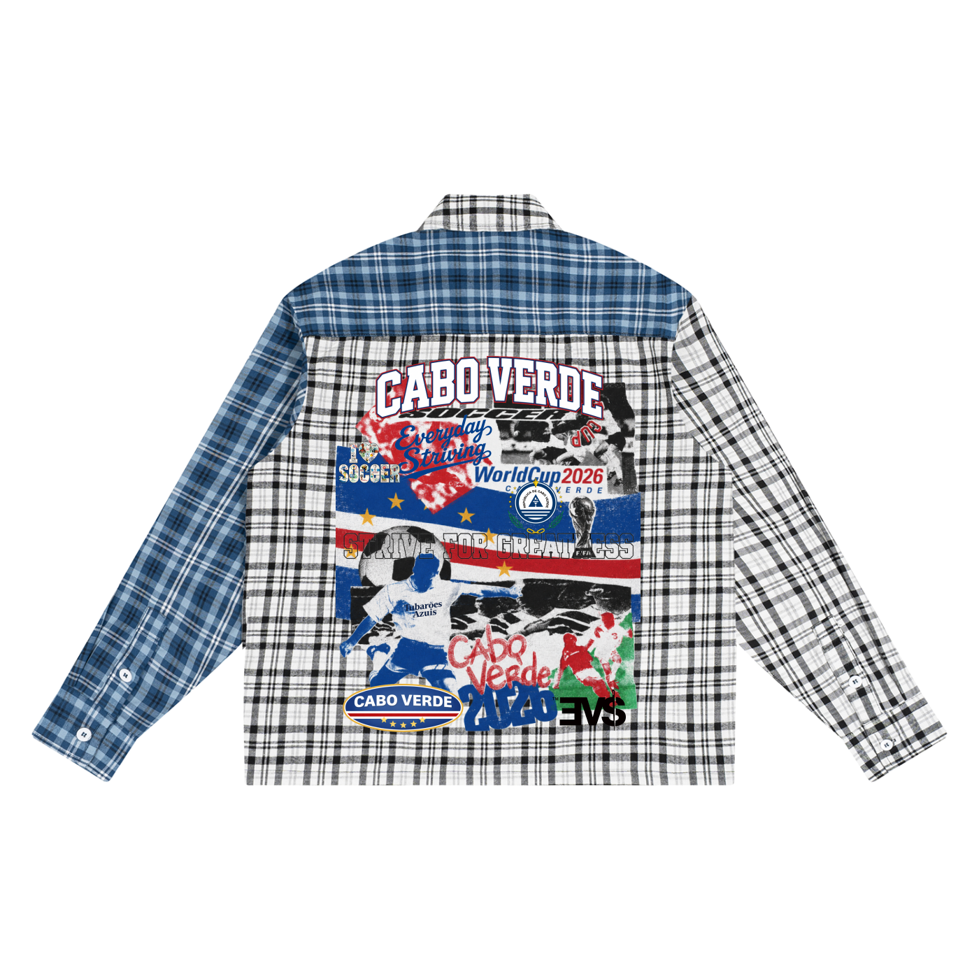 Cabo Verde Heritage Plaid Overshirt