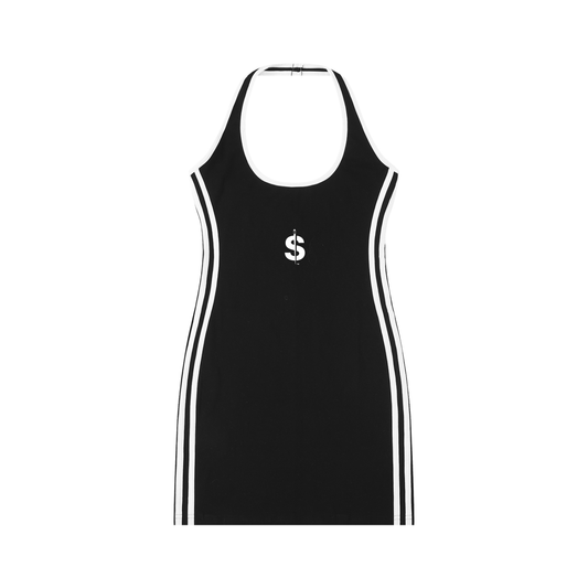 Striver Halter Dress – Black