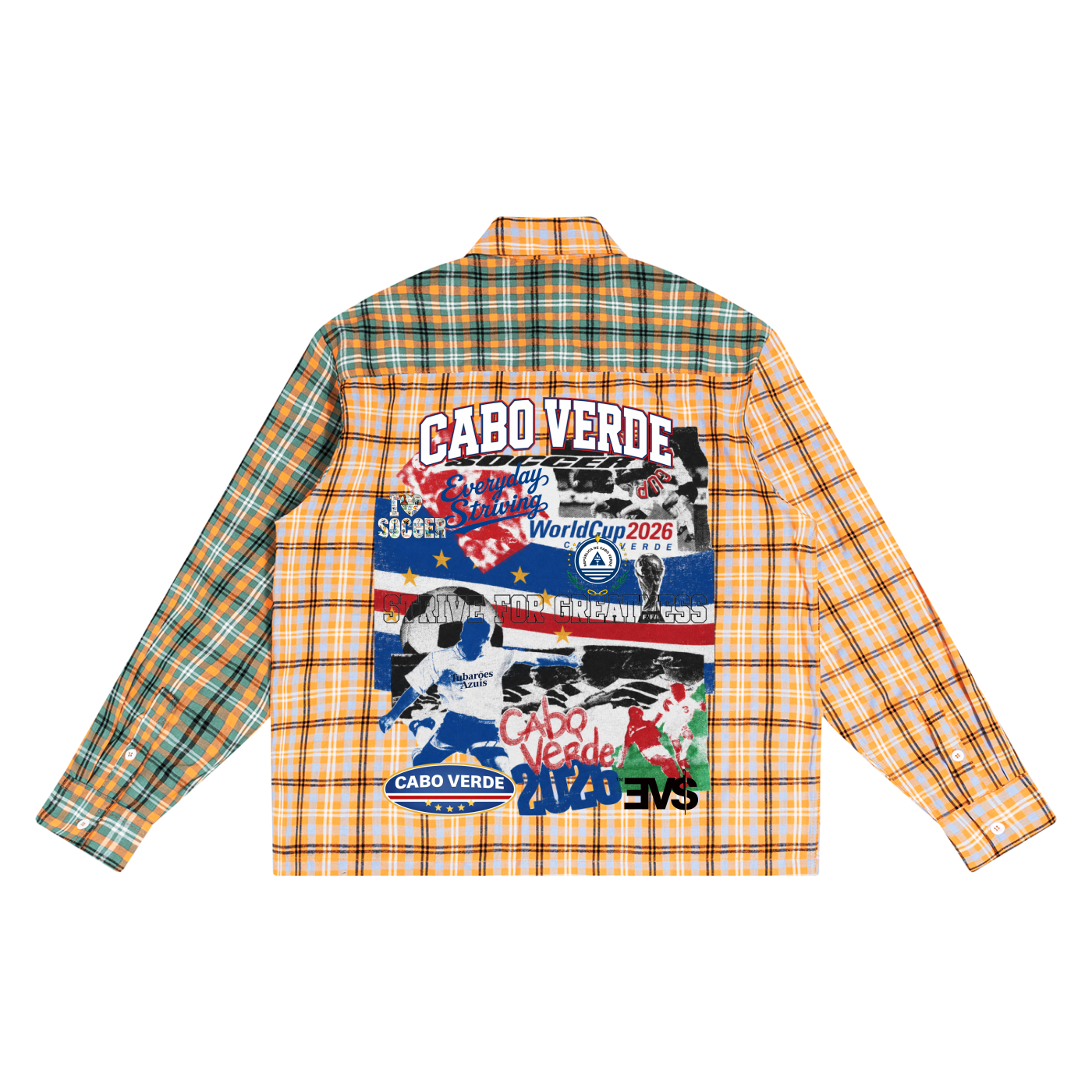 Cabo Verde Heritage Plaid Overshirt