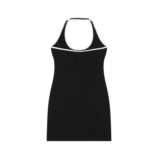 Striver Halter Dress – Black