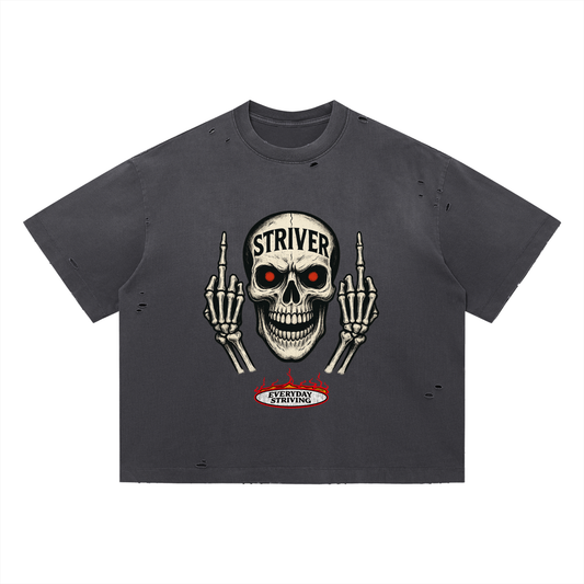 STRIVER CORE TEE — BLACK